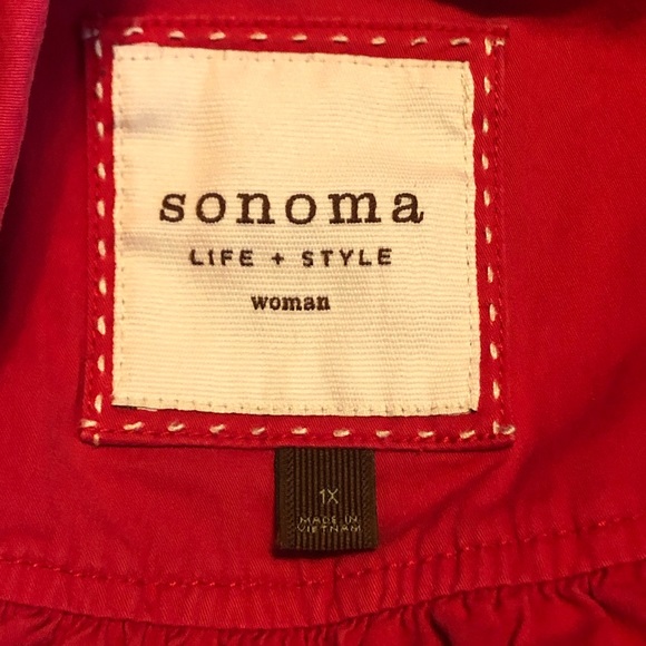 Sonoma Woman 1X Pink Blazer EUC - Picture 2 of 12